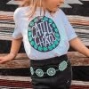 Girls Cattle & Chaos Tee -Western Cowboy Equipment Store cattleandcahosupclose
