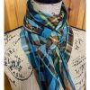 Whipin Wild Rags Blue, Brown And Yellow Plaid Wild Rag -Western Cowboy Equipment Store charlotte