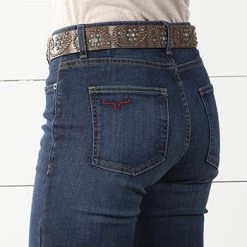 Kimes Ranch-Mid-Rise/Boot Cut/Slim Fit Ladies Jeans-Chloe -Western Cowboy Equipment Store close