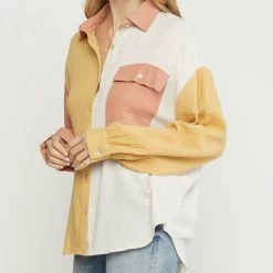 Straw Plaid Combo Tunic 9 Straw Plaid Combo Tunic -Western Cowboy Equipment Store entro fashion top t17544 110321 0014