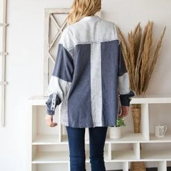 Washed Mixed Fabric Shirt -Western Cowboy Equipment Store fe50eabf 2d17 4180 a97d 53563d849e68