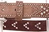 Kid's Brown Chevron Belt -Western Cowboy Equipment Store k513 brn 1
