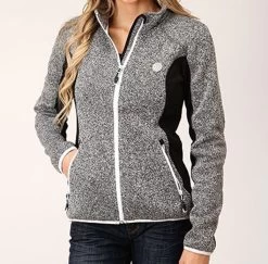 Roper Women's Sweater Knit Jacket -Western Cowboy Equipment Store karf2