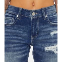 KanCan Mid Rise Slim Boyfriend Jeans 19 KanCan Mid Rise Slim Boyfriend Jeans -Western Cowboy Equipment Store kc4006d 7
