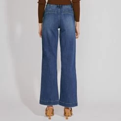 KanCan High Rise Wide Leg Trouser -Western Cowboy Equipment Store kc7127m 3