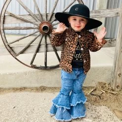 Girl's Leopard Jacket