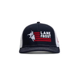 Lane Frost Brand, Red/White/Blue "Lucky" Cap -Western Cowboy Equipment Store lucky2