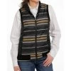 Cinch Black Reversible Quilt Vest -Western Cowboy Equipment Store mav9887001 1 958 detail