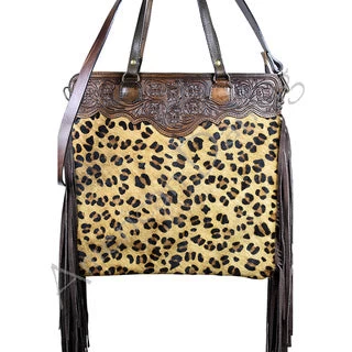 American Darling Cheetah Tooled Handbag 3 American Darling Cheetah Tooled Handbag