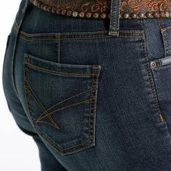 Cinch Lynden Dark Stone Trouser Jeans -Western Cowboy Equipment Store mj81454086 4 722 detail