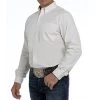 Cinch Solid Cream Modern Fit Shirt -Western Cowboy Equipment Store mtw1347020 2 701 detail