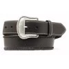 Nocona Men's Black Lace Edging Belt