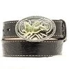 Kid's Bull Buckle With Black Belt -Western Cowboy Equipment Store n4410401