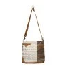Brown Hide And Aztec Cross Body Purse -Western Cowboy Equipment Store s 1217 1
