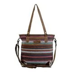 Braided Cotton Rug Shoulder Bag