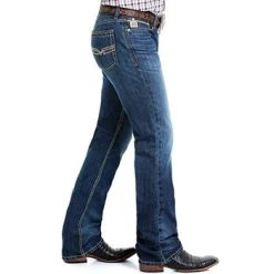 Cinch Ian Dark Stone Jean -Western Cowboy Equipment Store side f364fe1a bec6 494c 9c3f f9e1a1ccb6b1