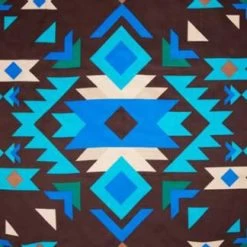 Wyoming Traders Brown And Blue Southwest Wild Rag