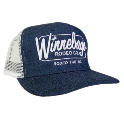 Winnebago Rodeo Co. Denim/White Mesh Back Cap