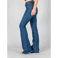 Kimes Ranch-Mid Rise Women's Trouser Jean-Lola -Western Cowboy Equipment Store womens jeans lola raw hemside